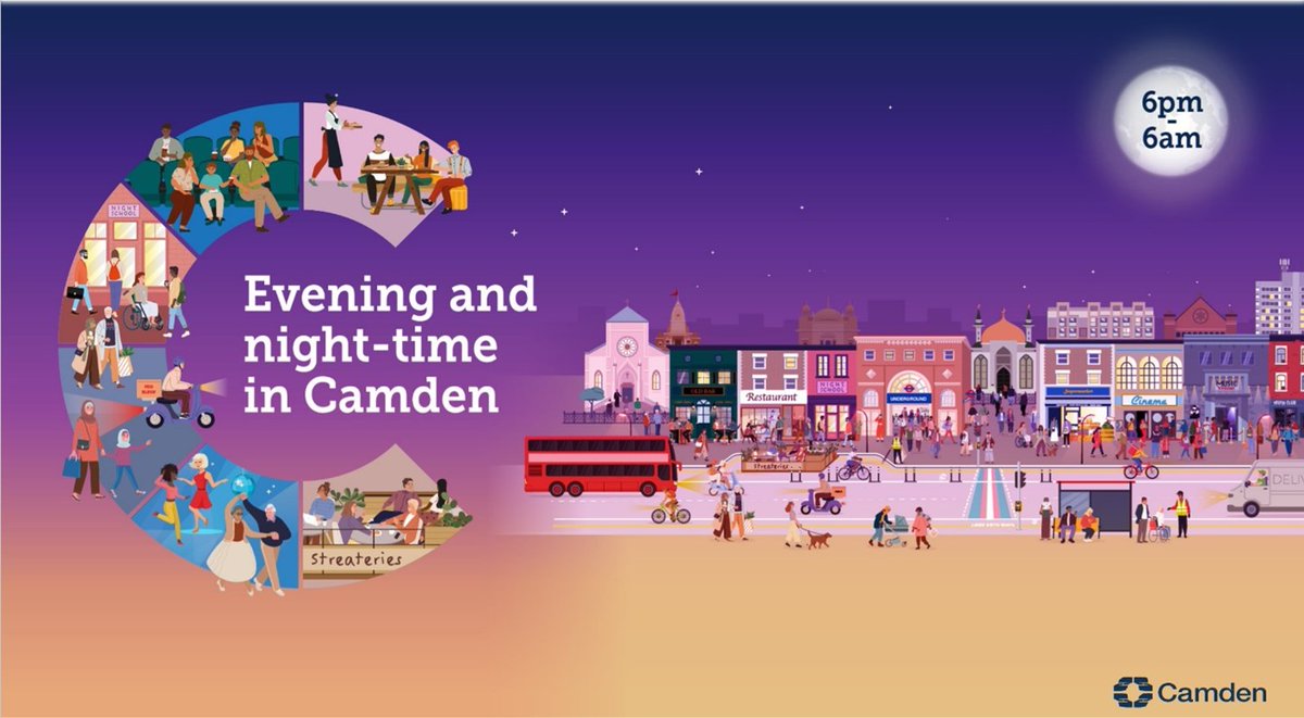CamdenCouncil's tweet photo. It’s not too late to help shape our evening and night-time economy.  Visit https://t.co/Hbp8fN1qsy &amp; complete our survey &amp; register your interest to take part in our citizens' assembly by 20 Jan. 

Watch our video about registering your interest in BSL. https://t.co/GsOykiUdYV https://t.co/fmZLGP23DL