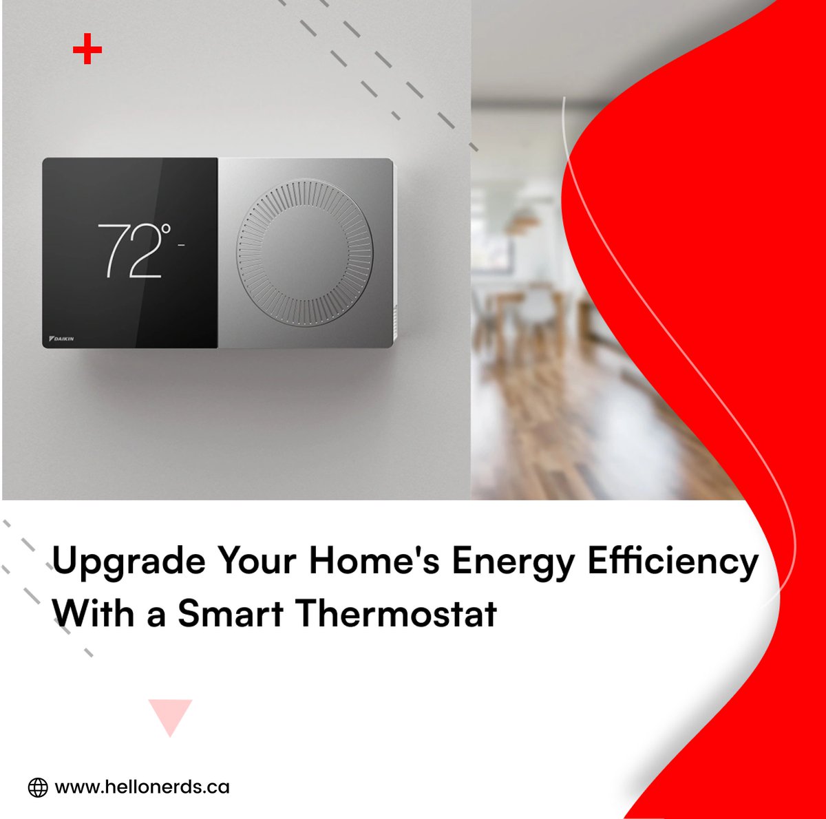 Save money on your energy bills and reduce your carbon footprint with a #smartthermostat. 
ow.ly/nREE50MqtvK 

#automation #hometech #energyefficient #smartliving #homeautomation #hellonerds