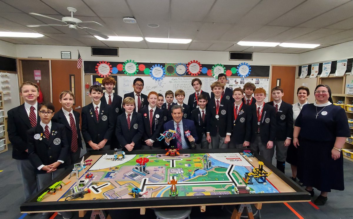 Thanks <a href="/BobKellyFOX29/">Bob Kelly</a> for stopping by &amp; featuring us on Kelly's Classroom this morning. We hope you learned a lot about our Robotics program &amp; how amazing our competition teams are. <a href="/FIRSTweets/">FIRST</a> <a href="/firstlegoleague/">FIRST LEGO League</a> <a href="/FIRSTMidAtl/">FIRST Mid-Atlantic</a> @LSCHS_Robotics <a href="/LEGOEngineering/">LEGO Engineering</a> #robotics #legorobotics