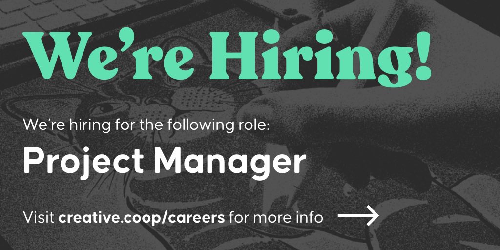Looking for a new challenge this year? 🎉

We’re on the lookout for a project manager with experience in the digital and creative spaces! For a full job spec and to find out more about working with a coop, visit creative.coop/careers/ #colchesterjobs #essexjobs #creativejobs