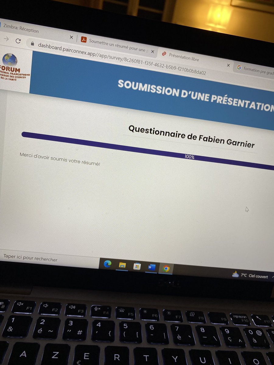 garnier_fabien's tweet photo. Soumission pour le prochain congrès @fpedago 2023. 🤞🏻 maintenant ! 😊#MedEd #pedagogiemedicale https://t.co/5QpwP3gi6W