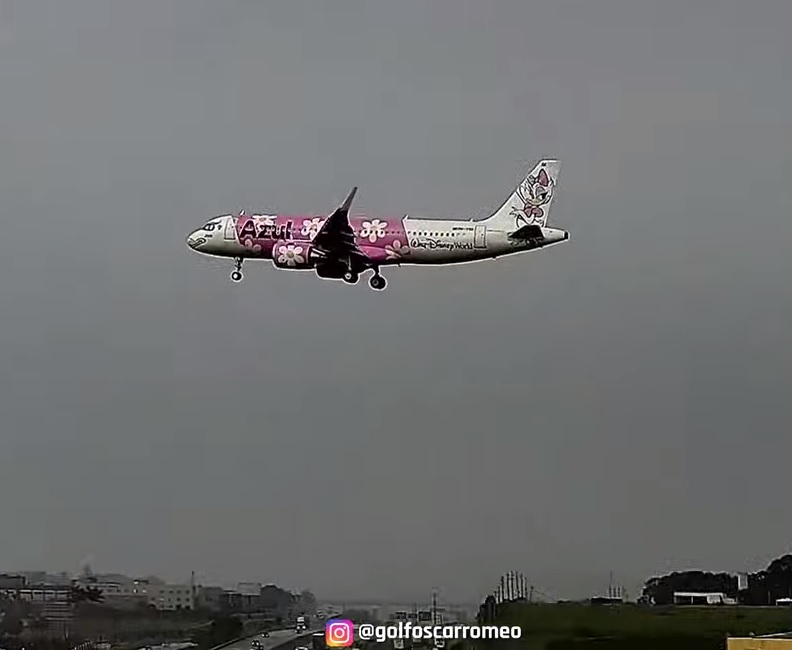 AirportWebcams's tweet photo. The latest @azulinhasaereas 'Walt Disney World' special livery aircraft - Airbus A320neo PR-YSK featuring Daisy Duck - just landed at Viracopos on its first revenue flight, #AD4096 from Belo Horizonte.
VCP webcam: https://t.co/dYRqGOIAg1
Search 'Disney': https://t.co/riT32zr1dz https://t.co/wULcax1leJ