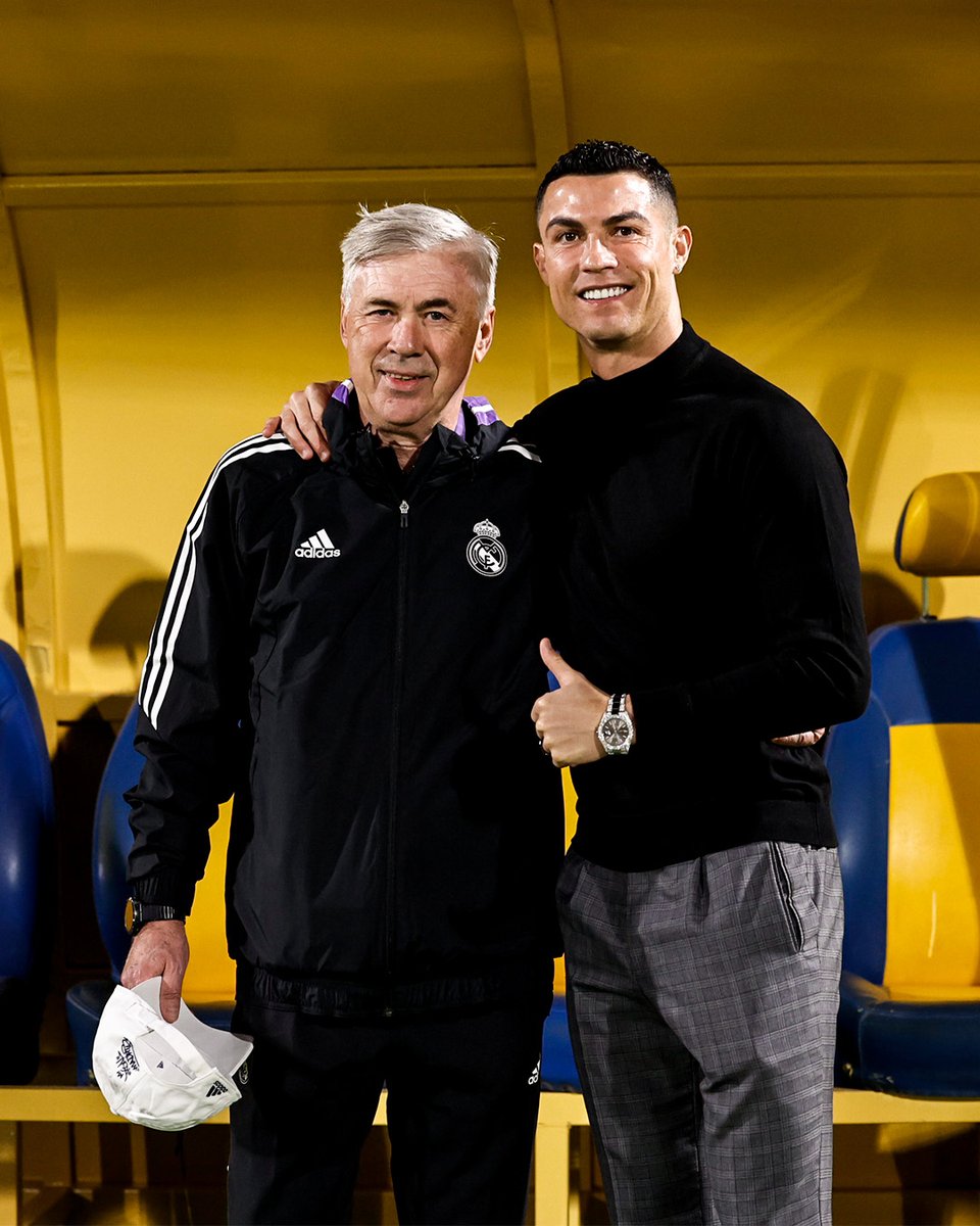 ⚡ <a href="/MrAncelotti/">Carlo Ancelotti</a> 🤝 <a href="/Cristiano/">Cristiano Ronaldo</a> ⚡