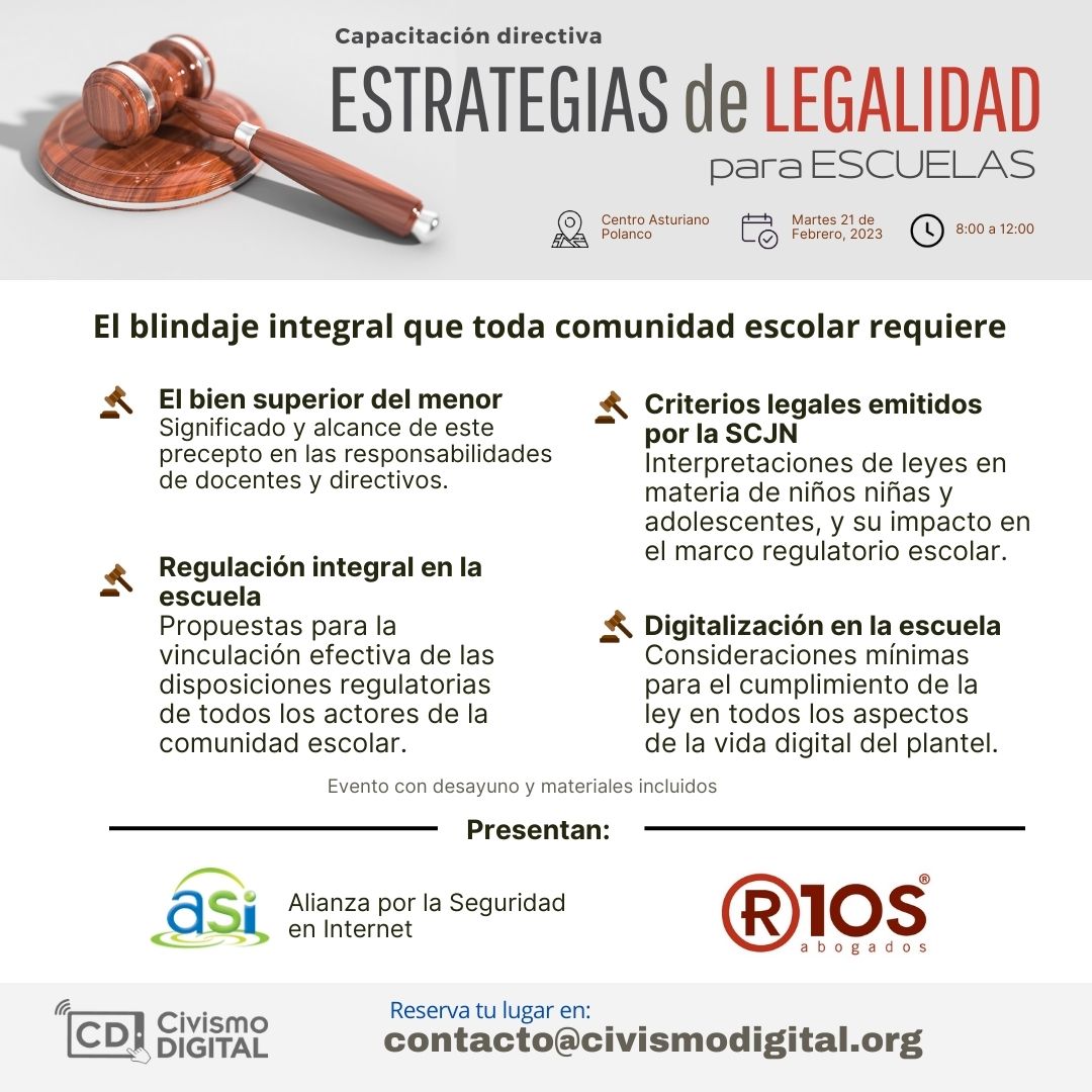 asimexico's tweet photo. Un evento que ninguna directiva escolar se puede dar el lujo de perder.

Info para lugares en contacto@civismodigital.org https://t.co/6DxCBIgpHd