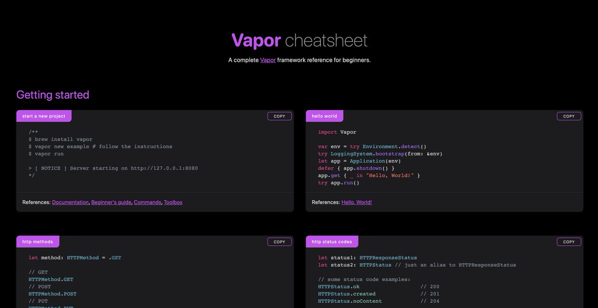 tiborbodecs's tweet image. I&apos;m working on a little something for Vapor, hope you&apos;ll like it. 💧 #codevapor #vaporswift #SwiftLang #Xcode
