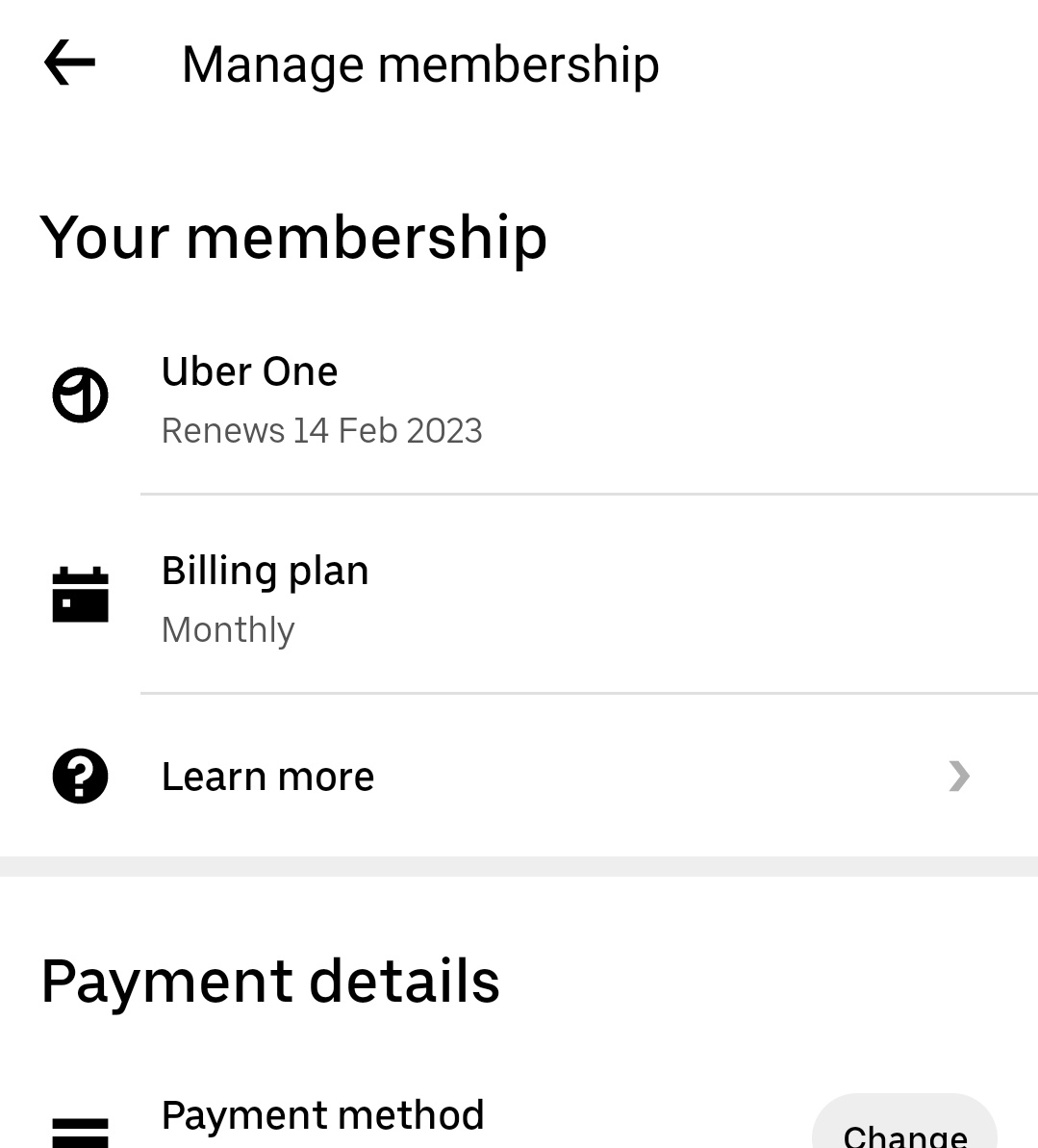 JennaIngoe's tweet photo. @UberUKsupport please help! There is no option to cancel Uber One. Seems like lots of people experiencing the issue? Please help! https://t.co/YuzFgO0EEr