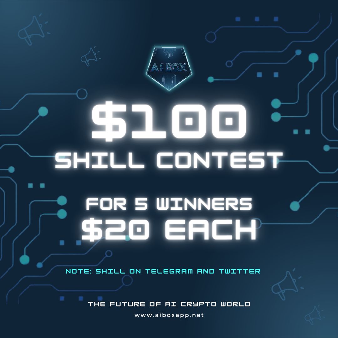 🥳SHILLING COMPETITION🥳

👀5 winners x $100
💸Each 20$ 

👉Check more info:
t.me/aiboxnews/14

<a href="/elonmusk/">Elon Musk</a> <a href="/1goonrich/">Quasar.Exe</a> <a href="/ethw/">addison jurado</a> <a href="/GamebredFighter/">Jorge Masvidal</a>
 <a href="/AltGemsAlert/">🔴Altcoin Gems Alert⚠️📈</a> @davidgokhshtein@ladycryptook <a href="/ChinaPumpWXC/">中国密码鲸公司 WHALE CHINESE 🇨🇳🐳🚀🌖</a>
<a href="/VitalikButerin/">vitalik.eth</a>
  <a href="/JapaneseCrypto/">(文化、トレンド、コミュニティ) | JPCrypto 🇯🇵</a>