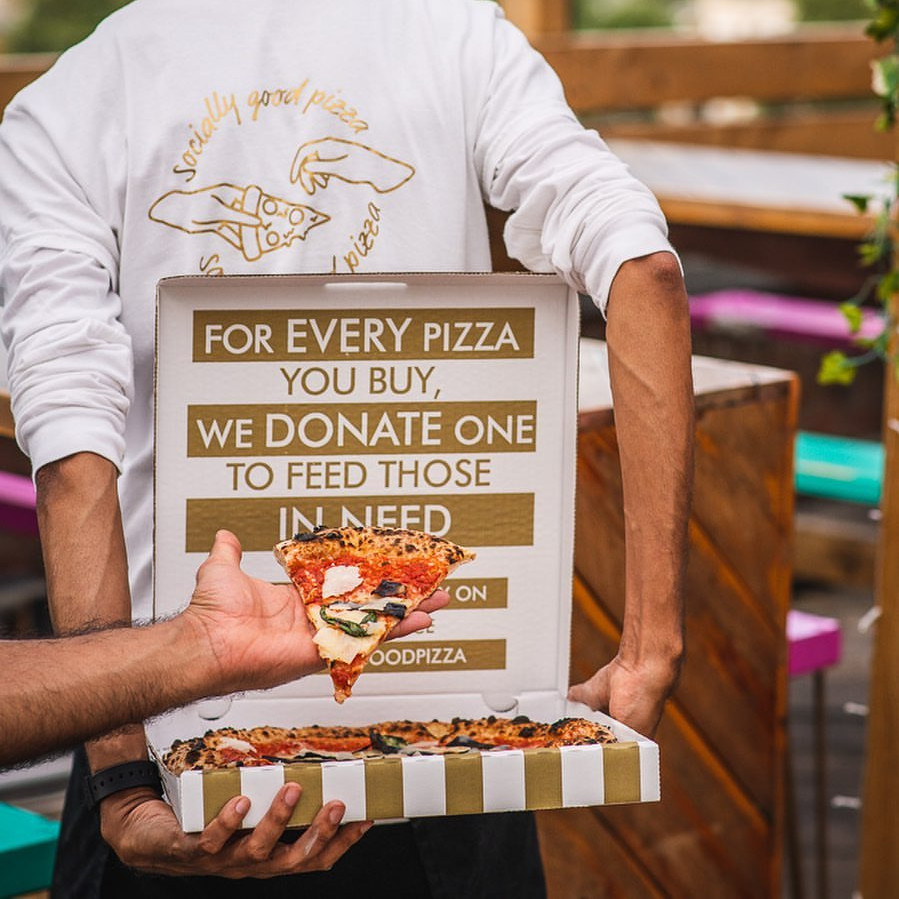 We’ve got that #FridayFeeling… 🍕🍕🍕

As Brixton’s resident pizzeria, #ShareASlice is serving up pizza with a purpose. 🙌

Operating on a one for one model, for every Pizza brought by the customer they make and donate one to those in need. ✨

bit.ly/3XsRQBr