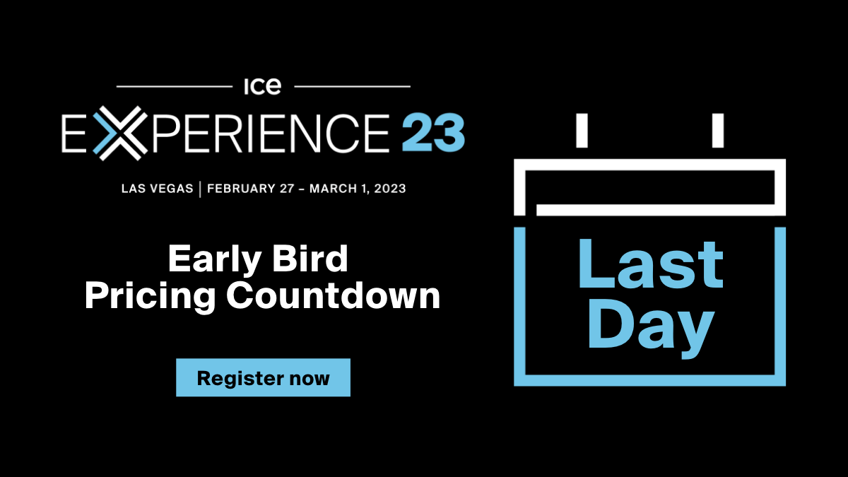 ICEMortgageTech's tweet photo. Last call! #EXP23 Early Bird pricing ends TODAY. Register now for maximum savings on your conference registration, hotel, and airfare: https://t.co/lUudielQG6. https://t.co/wjJZMQseuh