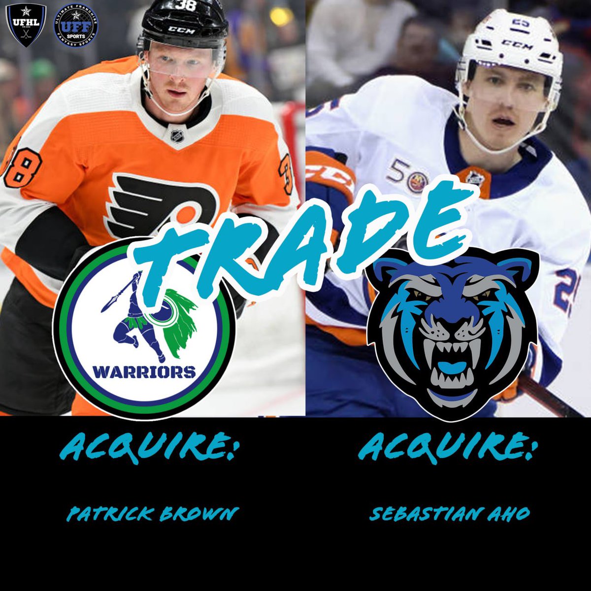 🚨TRADE ALERT🚨

#UFHLTrades #FantasyHockey #HockeyTwitter @WarriorsUfhl <a href="/SnipersUfhl/">Snipers</a> #DA32 @UFFSports