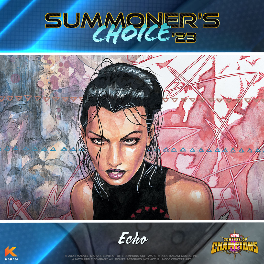 MarvelChampions's tweet image. 🔁 RT to vote for Echo for the Summoner's Choice Wildcard! #SummonersChoice2023