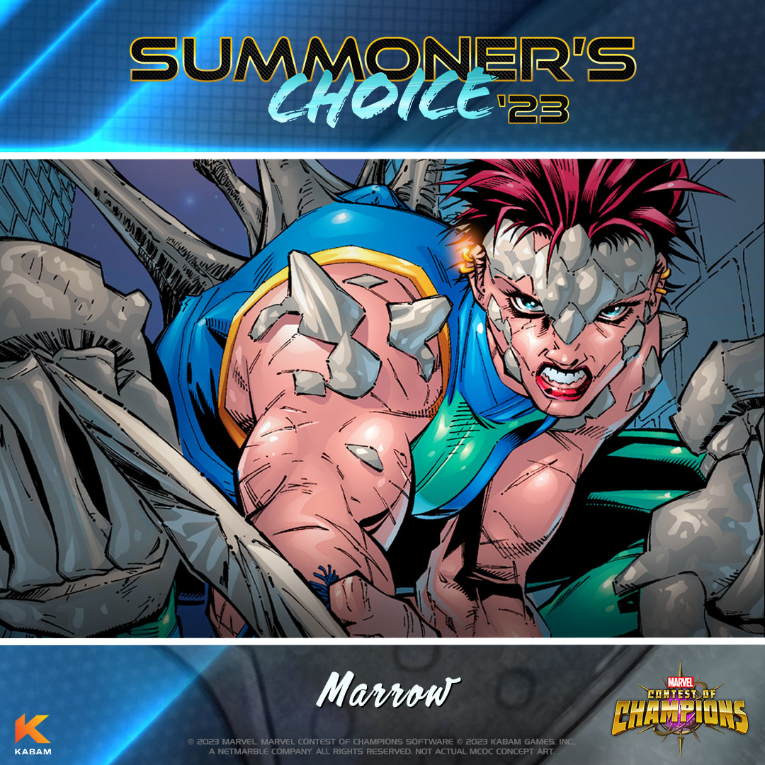 MarvelChampions's tweet image. 🔁 RT to vote for Marrow for the Summoner's Choice Wildcard! #SummonersChoice2023