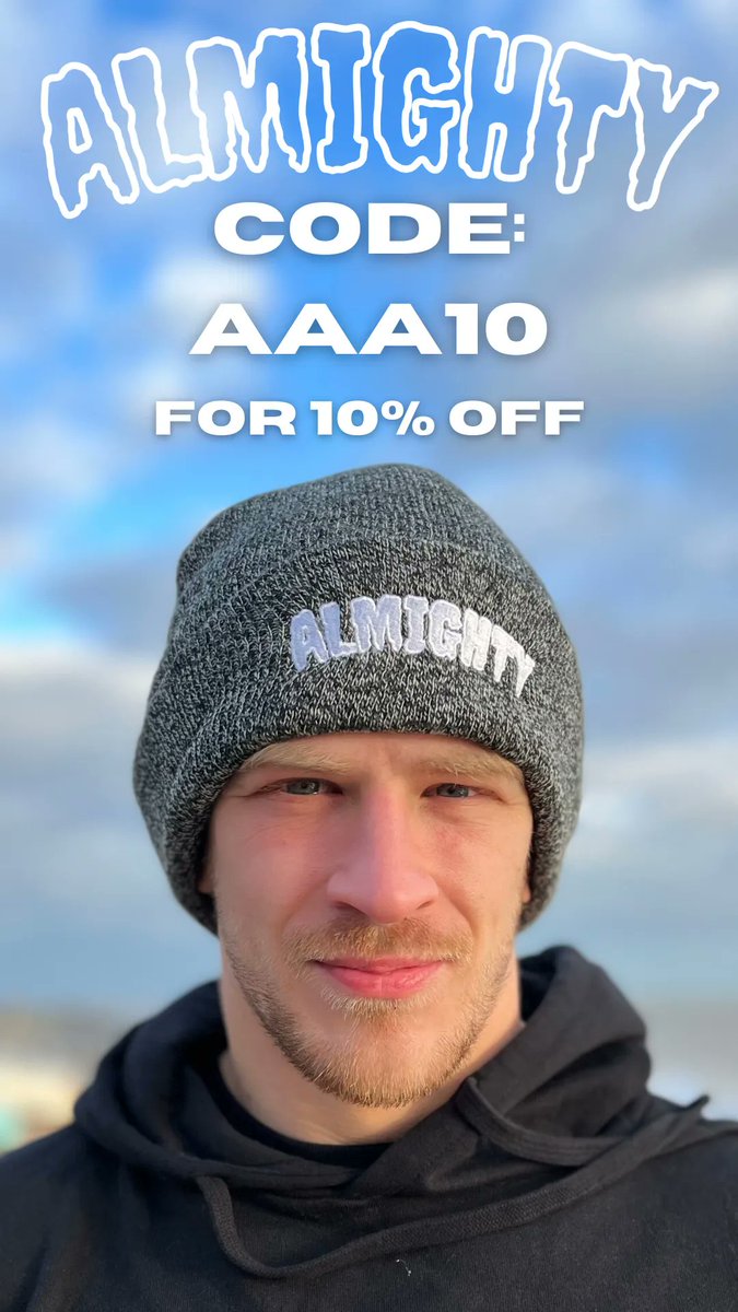 Arnoldbfa's tweet image. almightymerch.shop got a load of beanies available, got a few neon greens, loada greys and will have pink ones and t shirts etc coming soon!, click the link to order yours 😊 please RT
