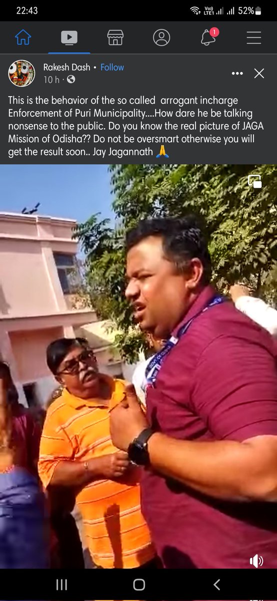 DibyaRanjan4841's tweet photo. The person who is posted this in facebook is a fool because may be he doesn't seen that document which claim that the property is of government. #Srimant dash the person who is arguing with the officials, I have a question for you. https://t.co/BpOM4IimPG