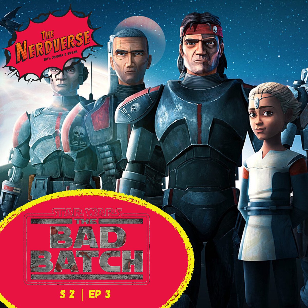 TheNerdVersePod's tweet photo. We talk The Bad Batch and the new Quantumania trailer! 

LINK IN BIO

#podcast #nerd #TheBadBatch #AntManAndTheWaspQuantumania #marvel #mcu #starwars https://t.co/3KcqyUr697