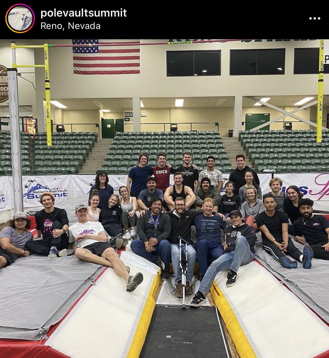 ‘22 Conference Champion, Juilian Bishop and Coach Larson helping set up the ‘23 National Pole Vault Summit in Reno, NV.  Bishop begins his quest to break the MPC School Record of 14’6 set in 1972 by Daryl Ballou.
2021 PR: 12’00
2022 PR: 14’ 3.25” (5th @ CCCAA State Championships)