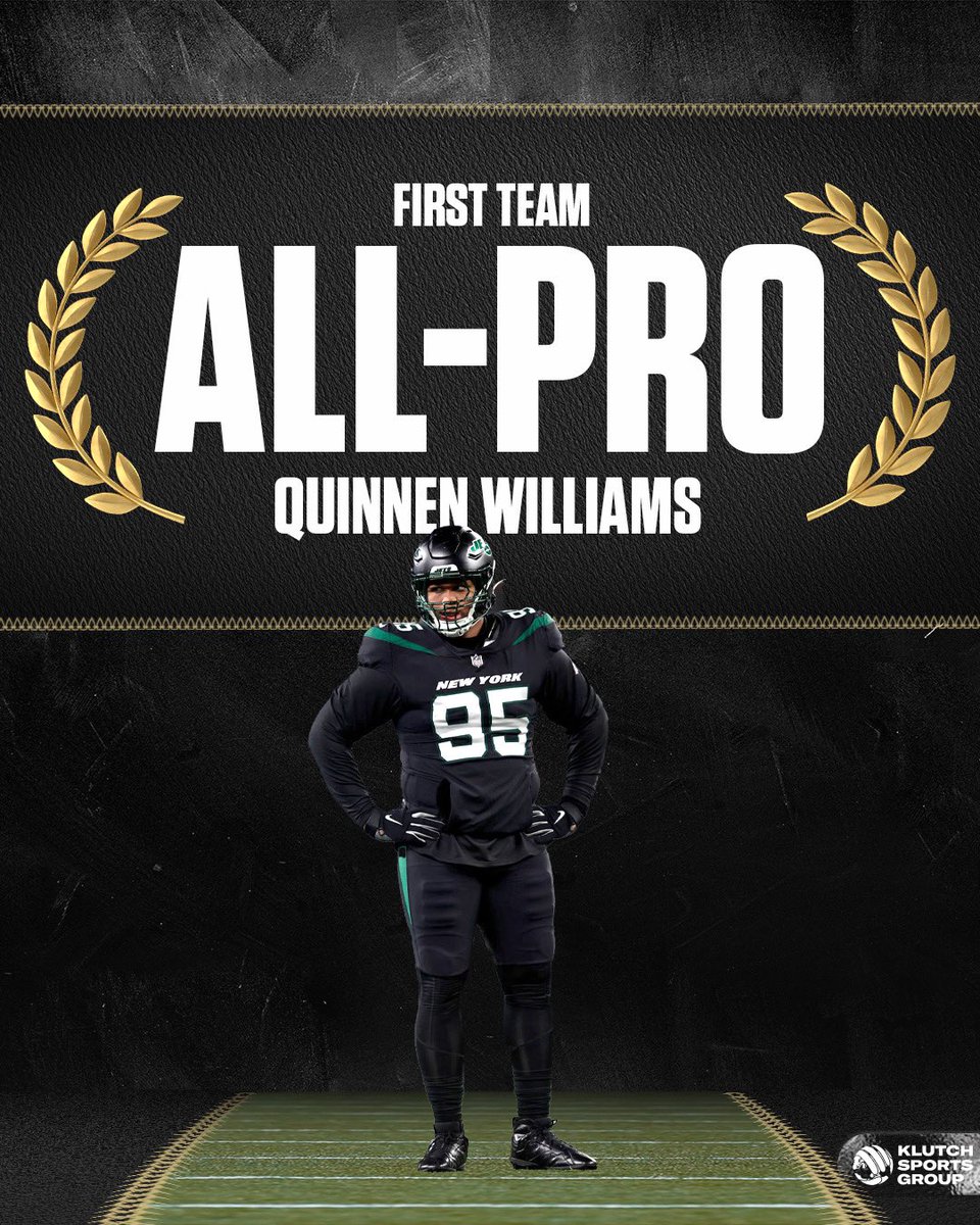 Congrats @QuinnenWilliams on making First-Team All-Pro! #Klutch