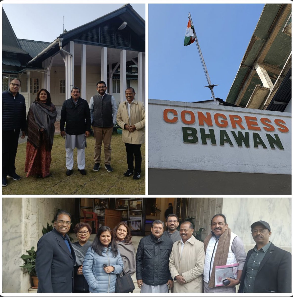 SupriyaShrinate's tweet photo. Today at the Congress Bhawan in Shillong - it’s time to trust again. 

Vote for progress
Vote for Congress https://t.co/W6oDuMXlG4