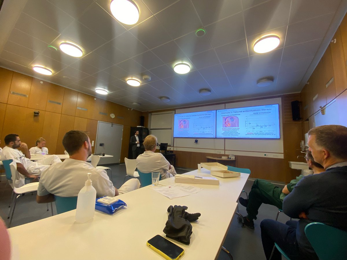 Rikke Buhl (@buhlrib) on Twitter photo This morning at the ❤️Cardiology Department at the Danish National Hospital 🏥 on computational 💻 cardiac electrophysiology covering basic arrhythmias mechanisms and virtual patient management 👩🏽⚕️#inspiring <a href="/JordiHeijman/">Jordi Heijman</a> This morning at the ❤️Cardiology Department at the Danish National Hospital 🏥 on computational 💻 cardiac electrophysiology covering basic arrhythmias mechanisms and virtual patient management 👩🏽⚕️#inspiring <a href="/JordiHeijman/">Jordi Heijman</a>