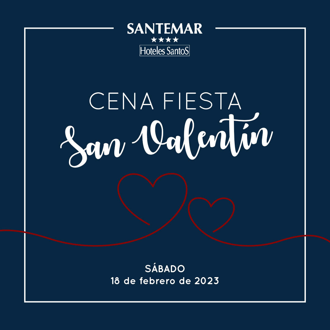 San Valentín is coming y ya estamos preparando una gran fiesta!!!
📅 Apunta la fecha, sábado 18 de febrero.
Solicita más información:
📞 942 272 900
💌 hotel.santemar@hsantos.es
#SanValentín #FiestadeSanValentín #CenaSanValentín #HotelSantemar #Santander