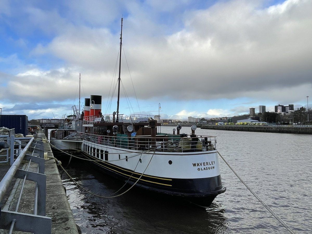 WAVERLEY ANNOUNCEMENT - to be issued on Thur 19 January. 

We will be making a statement in regard to Waverley and the 2023 sailing season. This will be posted on our website and social channels. Please check back for this. 

waverleyexcursions.co.uk

Waverley at Glasgow 13/1/23