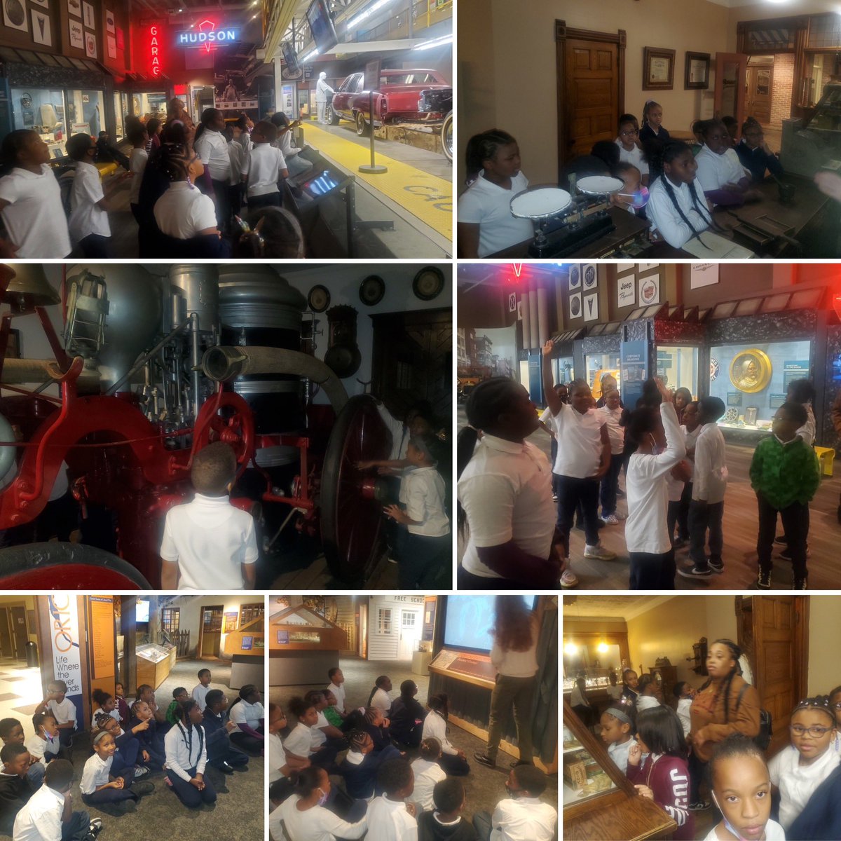 MrBretWoodley's tweet photo. Some pics of the 3rd grad field trip to the Detroit Historical Museum today. Thank you @Detroitk12 for the Cultural Passport program. #weareFLICS https://t.co/3BXVJj3PKj