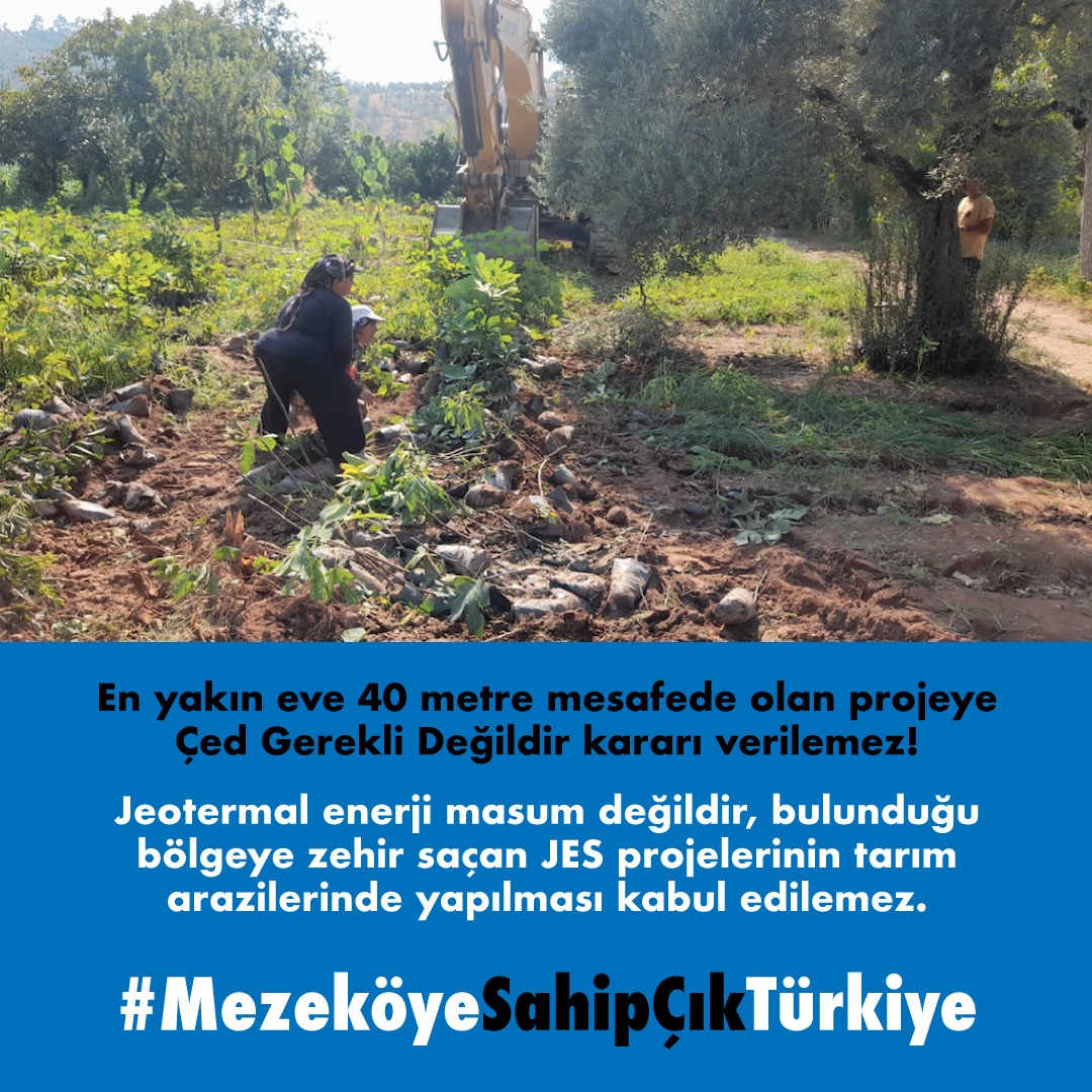 Aydın 2. İdare mahkemesine köyümüzde JES projesine ilişkin açmış olduğumuz "ÇED gerekli değildir" kararının iptaline ilişkin davamız ilgili makamlarca reddedildi. Danıştay'a itirazlarımızı yapacağız. 

Köyümüzde JES istemiyoruz! Üretmek istiyoruz! Adalet istiyoruz!