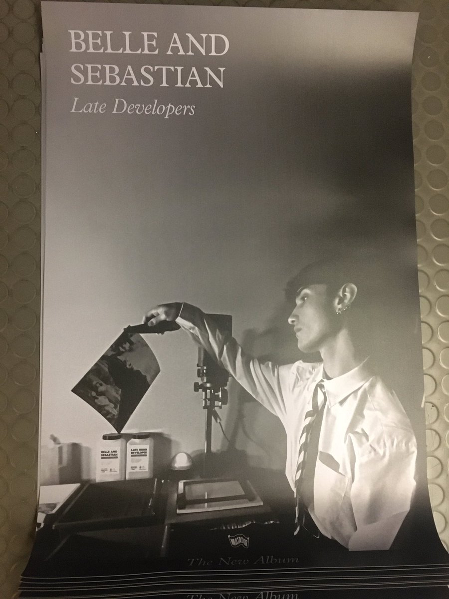 FoppEdinburgh's tweet photo. Out now! The brand new @bellesglasgow #LateDevelopers 
Get a free poster while stocks last!!! 
#Fopp #NewMusicFriday https://t.co/wtvQ7AlmOj