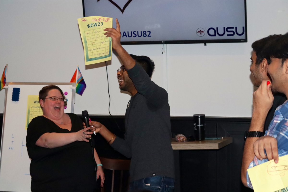 ausu82's tweet photo. 📸😁We hope you got a chance to experience “Consent Bingo” Wednesday night! https://t.co/WPi6gqhZ61