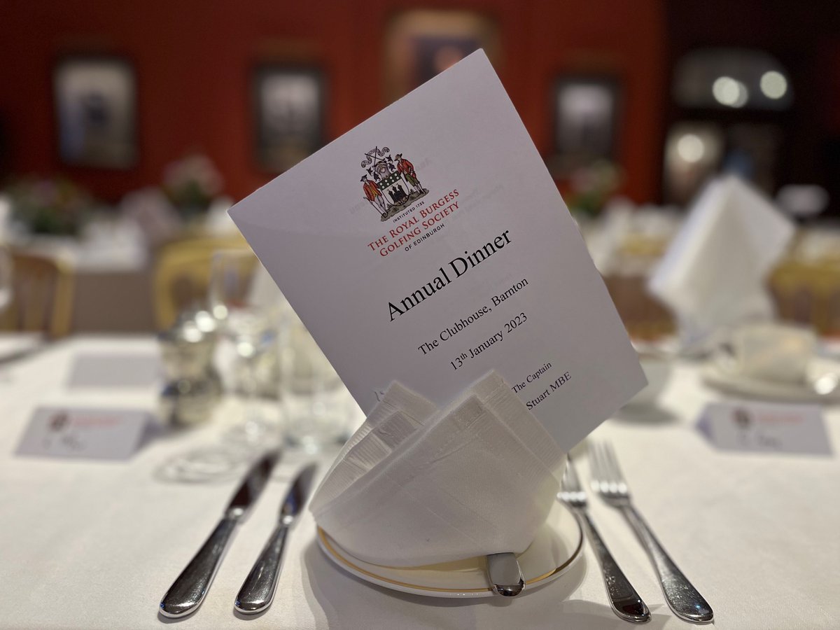 It was worth the wait…all set up for our first Annual Dinner in 3 years #RBGS #1735 #AnnualDinner