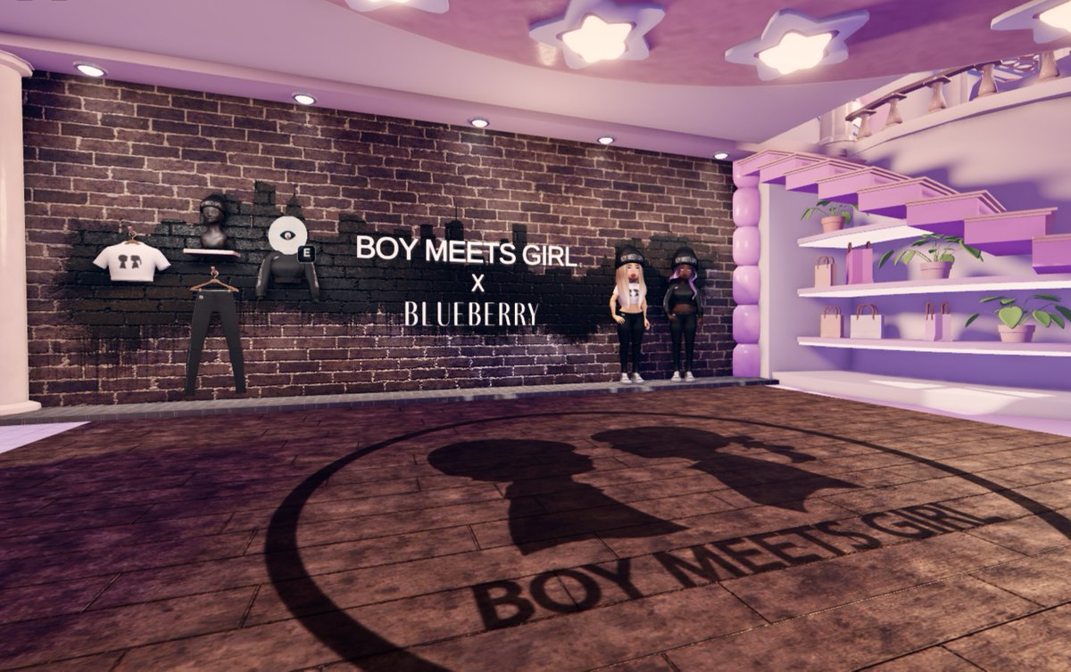 WearBlueberry's tweet image. Loving the @BoyMeetsGirlUSA x Blueberry capsule collection? ❤️‍🔥 Then come to our virtual launch party on Roblox this weekend! Join us for a meet-and-greet, fashion show, and more! #roblox #robloxevents #robloxparty #bmgxblueberry bit.ly/3GLoUyX