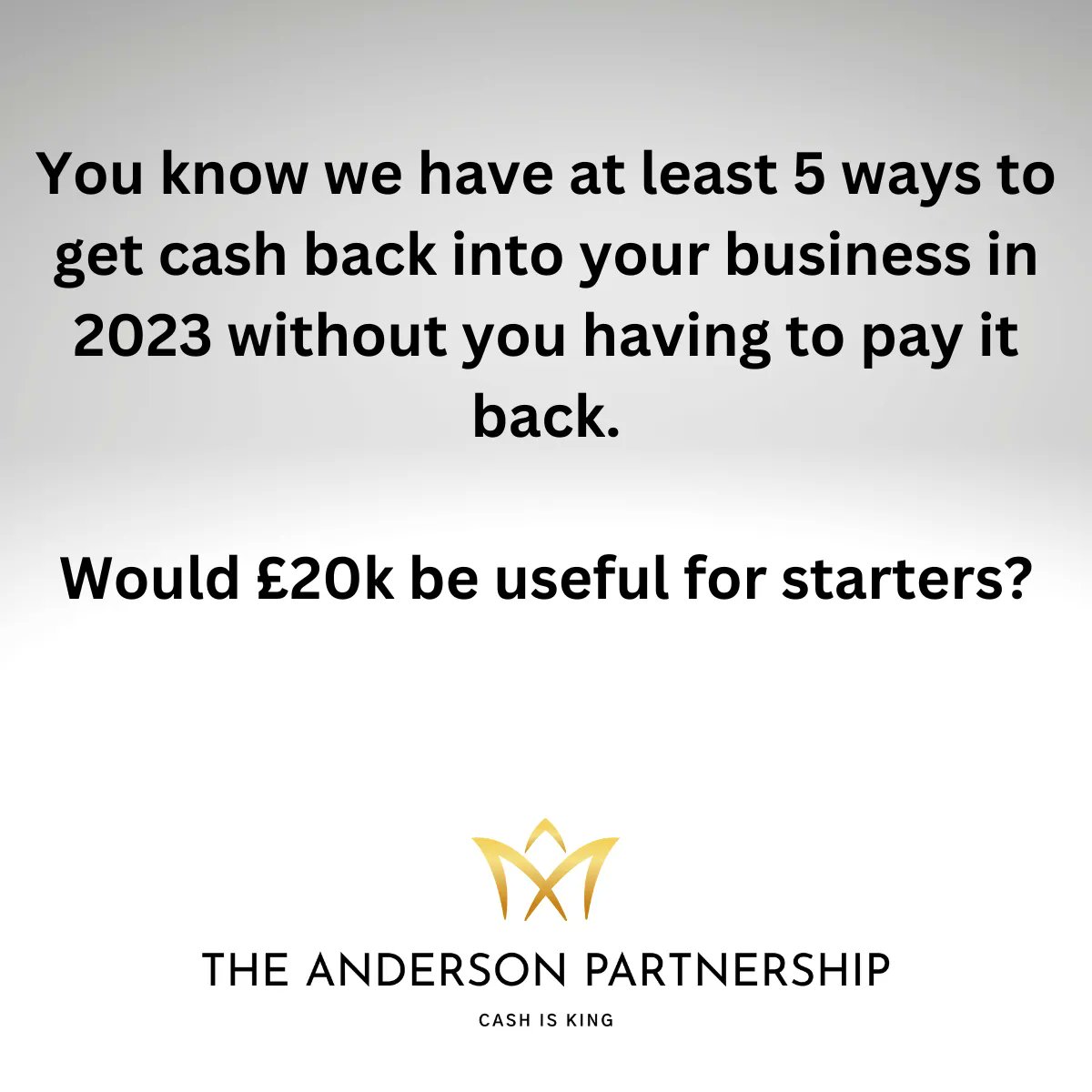 Max786's tweet image. What are the biggest challenges facing yours or your clients' business in 2023?

Increased costs damaging margins/profits?
Debtors list growing and damaging cash flow?
Under pressure to increase salaries inline with inflation?
Energy Costs out of control?

#cashisking