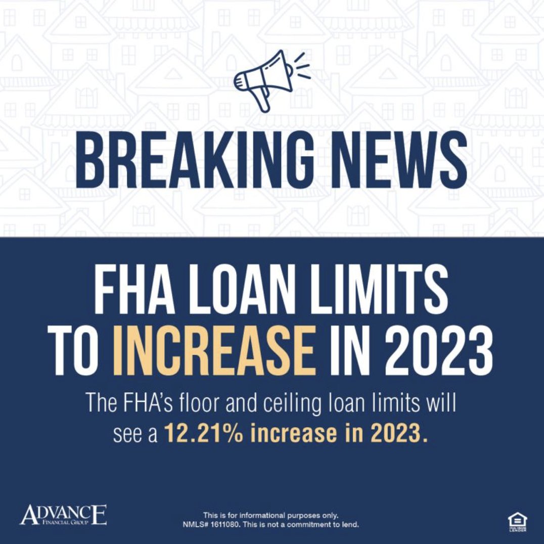 Here's an awesome update from Advanced Financial Group on FHA Loans! 🏠

bit.ly/3io7K1d

#757RealEstate #252RealEstate #RoseandWomble