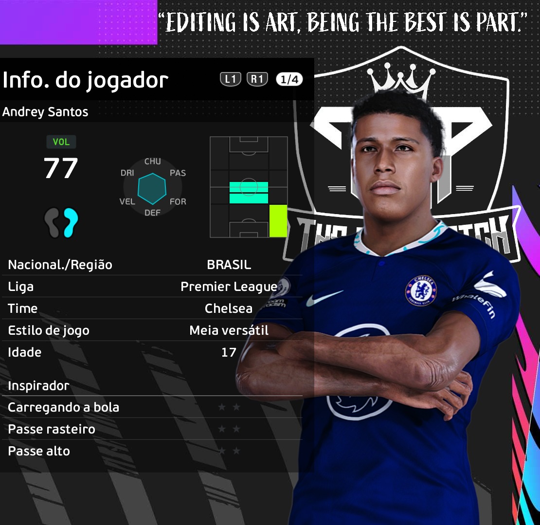 PATCH PES 2017 ATUALIZADO TEMPORADA 2023 COM FACES E UNIFORMES