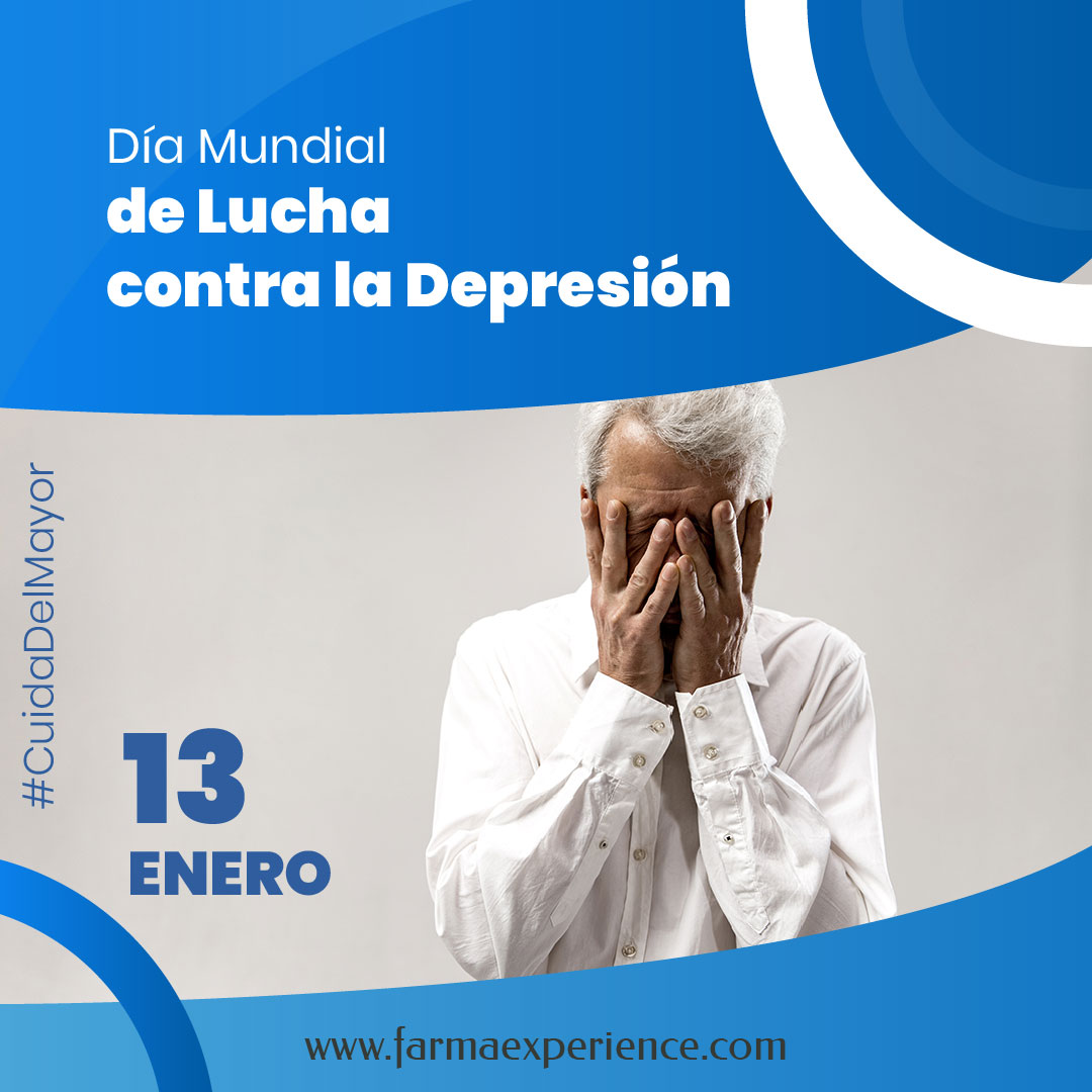 FarmaExperience's tweet image. #DiaMundialContraLaDepresion un #trastornoemocional que claramente impacta a personas de todas las edades y de manera muy significativa a adolescentes y personas de la #TerceraEdad. 
#Farmaexperience #Cuidadelmayor #cuidadores #Farmacia #Parafarmacia #paciente #cronico #salud