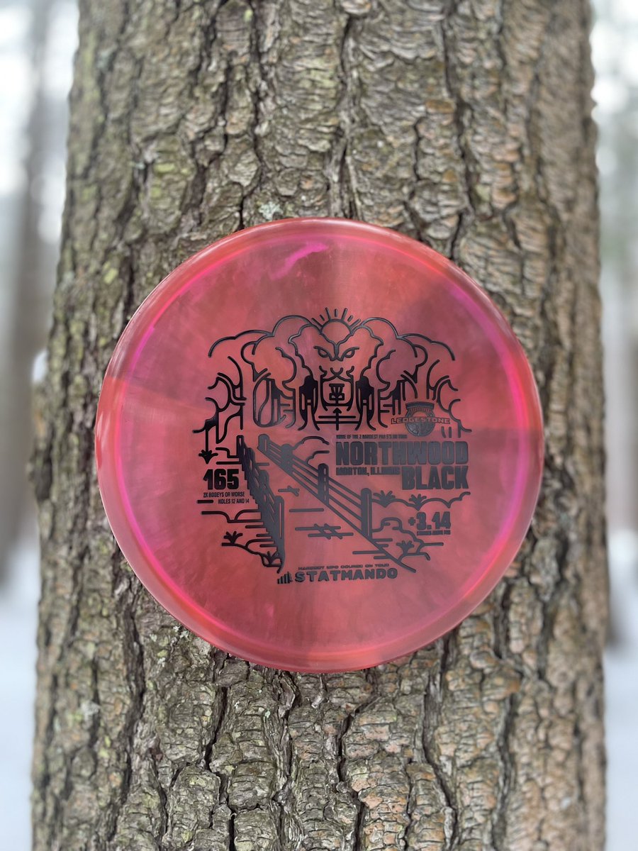 statmando's tweet photo. A course worthy of its own disc! Northwood Black has gained the reputation as one of disc golf’s most challenging courses and we have the statistics to prove it.

Available Jan. 16 at 6pm CT https://t.co/v0chuh4ERG