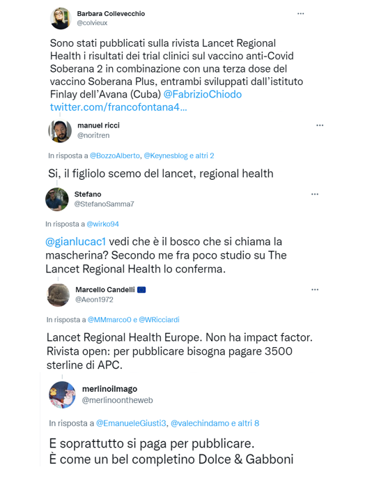sbruffino's tweet photo. Povera Psycologa.   Le sono saltati in testa tutti.
Dovrebbe saperlo che Lancet Regional Health è carta straccia a pagamento

@valechindamo (ricordi Sara Gandini?) https://t.co/7uQc5R85gh