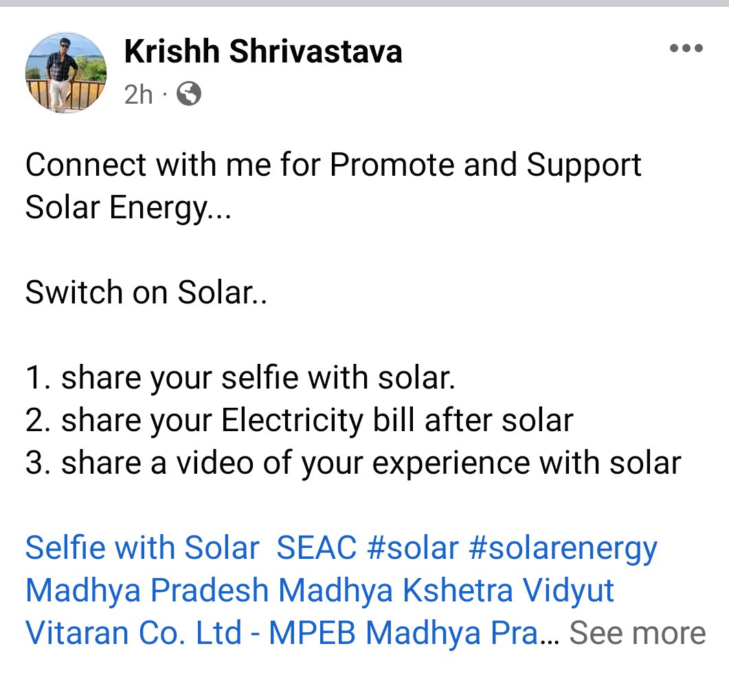#solar #solarpromotion #solarawareness #selfiewithsolar #SEAC #solarpromotion