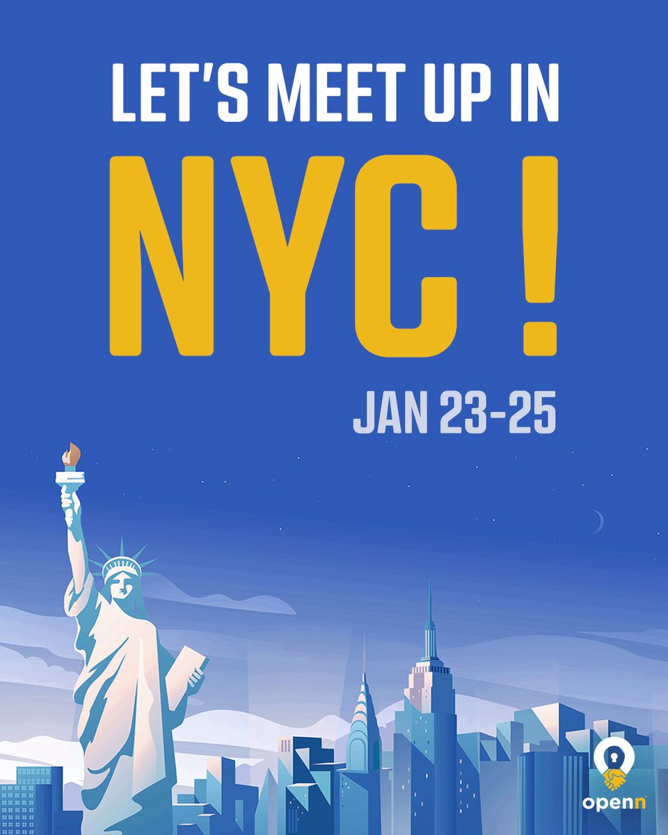 If you're planning on being in NYC from Jan 23rd through the 25th. Peter Gibbons, a founder and the Managing Director of Openn (lnkd.in/g39pMNQ5) will be coming from Australia along with Openn NA's Mike Price. Ping Mike to learn more about the exciting things coming soon!