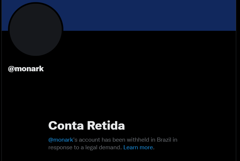 Chief117Br's tweet photo. Foda isso aqui, lembrei da frase do Emílio no Pânico:
"Censura não tem ombro, quando entra a cabeça já era"

Já preparem as prints pra pegar os liberais indignados, mas quando foi com Allan dos Santos, Constantino, Nikolas etc... estavam dando risada e pedindo mais. https://t.co/aAJ2iEhD2s