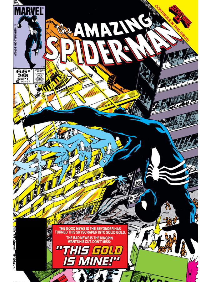 RT @YearOneComics: The Amazing Spider-Man #268 cover dated September 1985. https://t.co/JHc3gaR0mR