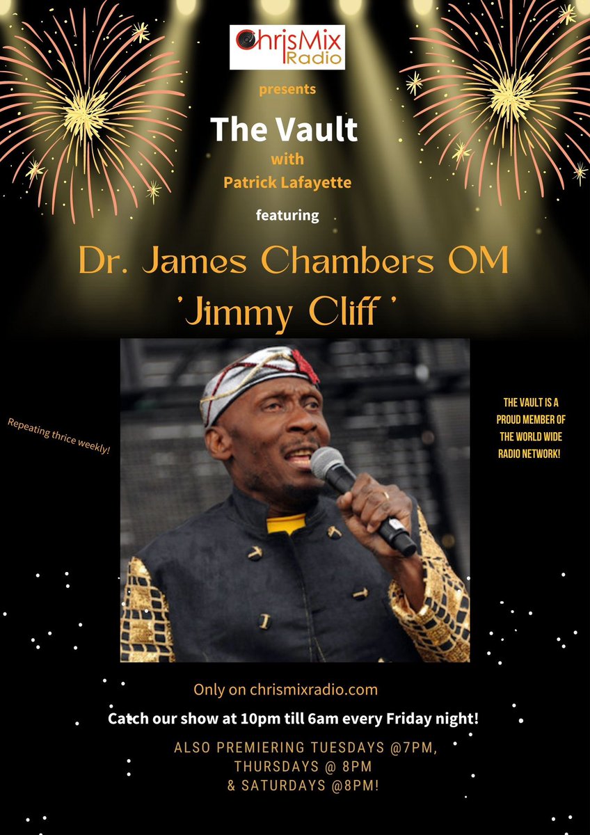 You can get it if you really want…
Ever wondered what motivated Jimmy Cliff to write that song? Join us tonight and find out..  <a href="/PJLafayette/">patrick lafayette</a> <a href="/indidlk/">Indi Mclymont-Lafayette</a> <a href="/jimmycliff/">Jimmy Cliff Official</a>  #reggaemusic #reggaehistory