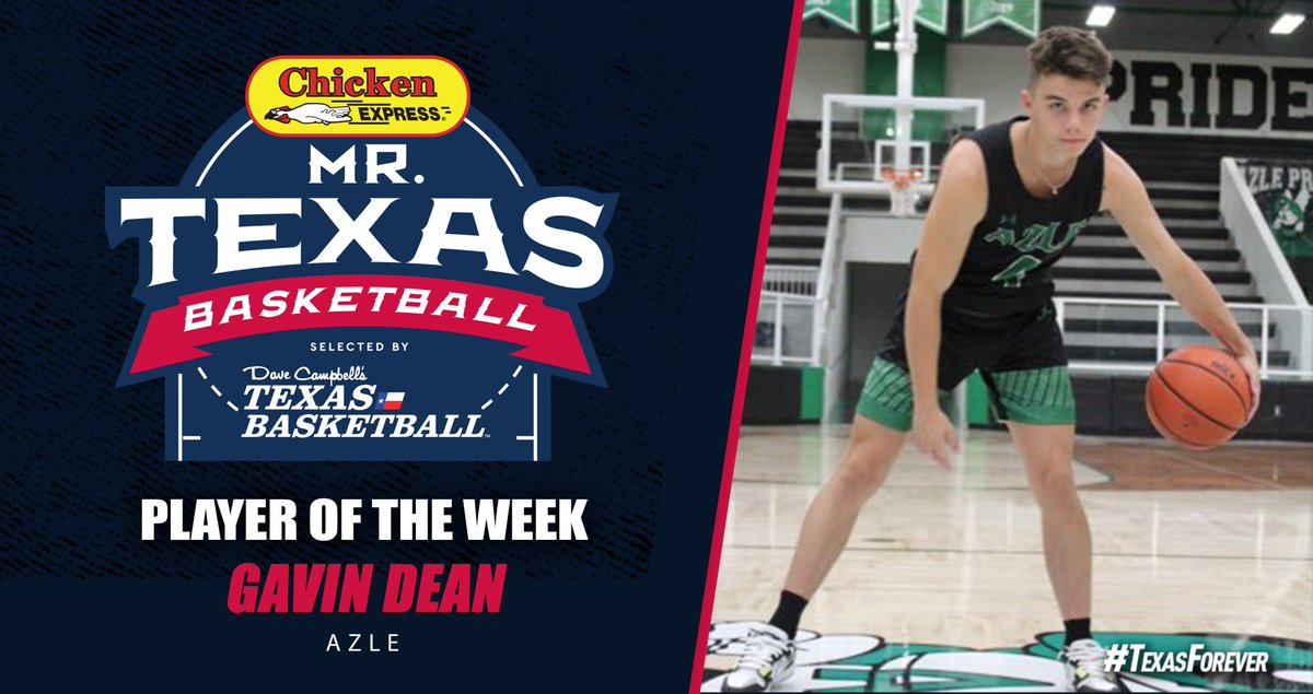 Dave Campbell's Texas Basketball (@dctbasketball) on Twitter photo Congratulations to our Week 9
<a href="/Chicken_Express/">Chicken Express</a> Mr. Texas Basketball Player of the Week, Gavin Dean of Azle!
Gavin had 30 points in his game vs Saginaw.
<a href="/azleisd/">Azle ISD</a> <a href="/azleisd1/">Azle High School</a> <a href="/Azle_hoops/">Hornet Hoops</a> <a href="/GavinDean2023/">Gavin Dean</a> Congratulations to our Week 9
<a href="/Chicken_Express/">Chicken Express</a> Mr. Texas Basketball Player of the Week, Gavin Dean of Azle!
Gavin had 30 points in his game vs Saginaw.
<a href="/azleisd/">Azle ISD</a> <a href="/azleisd1/">Azle High School</a> <a href="/Azle_hoops/">Hornet Hoops</a> <a href="/GavinDean2023/">Gavin Dean</a>
