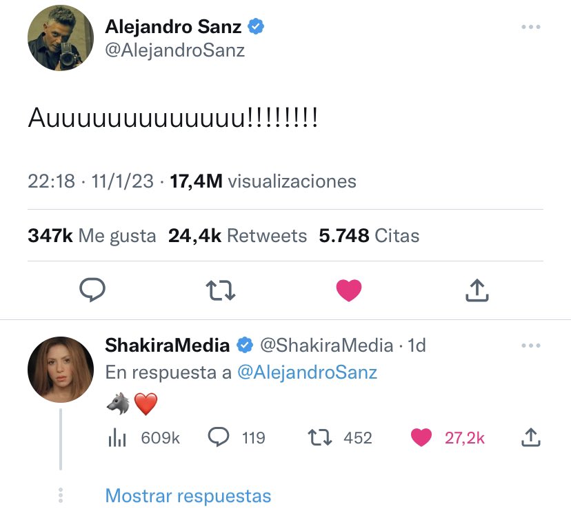 Lo único q hizo mal Shakira en esta vida fue no casarse con Alejandro Sanz