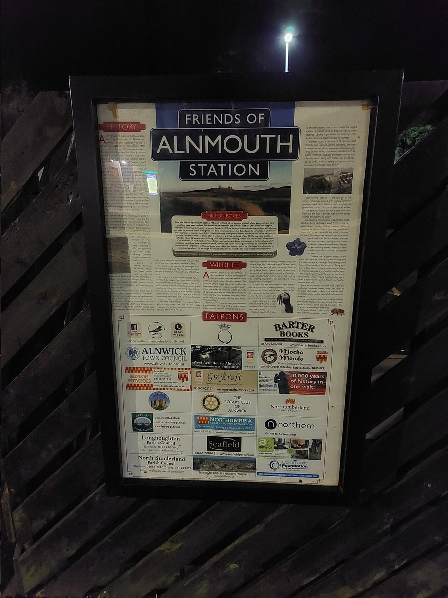 Little trip down to Newcastle on the 18:00 service from #Alnmouth (#AlnmouthForAlnwick) and the very well kept station by the Friends of Alnmouth Station. Well done on your award winning work!