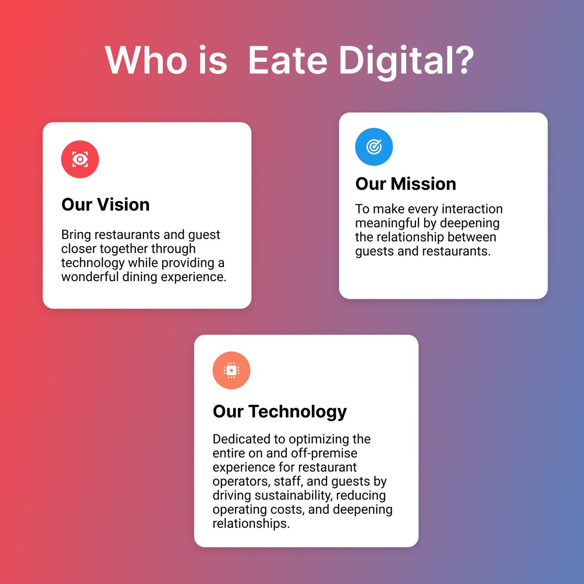 We ensure restaurants #thrive and guests have a #wonderful experience! 🫂 #meeteate 🍴