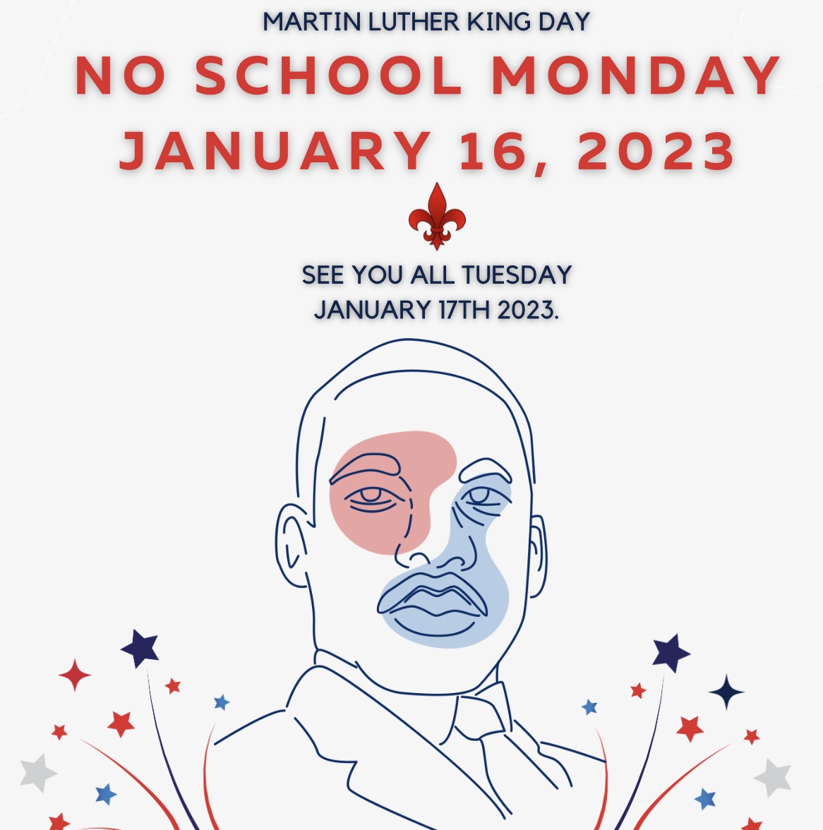 See you all Tuesday January 17th SAINTS! ⚜️#SAUSD
