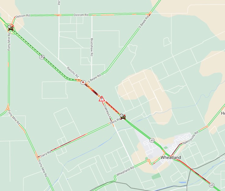 Caltrans District 3 on Twitter "Major crash blocking SB & NB lanes on