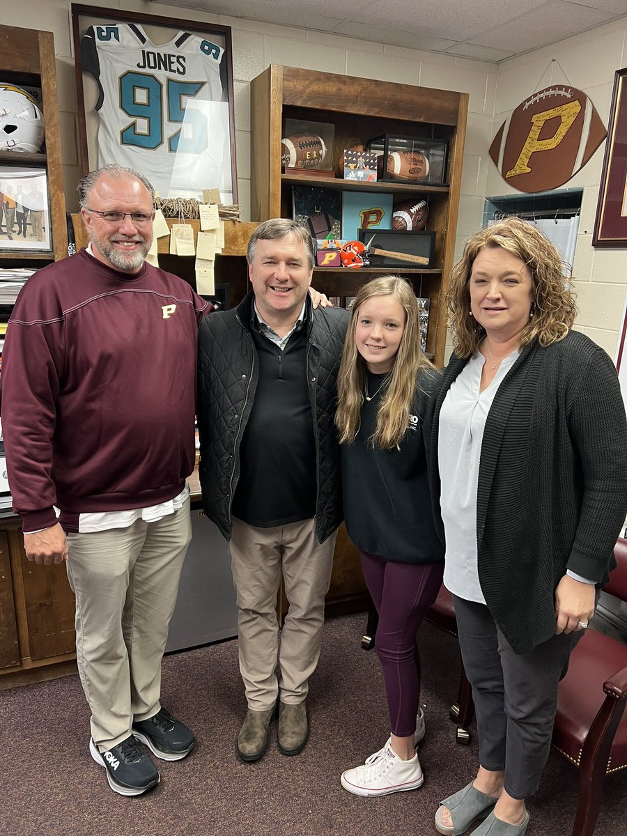 It’s always good ot have <a href="/KirbySmartUGA/">Coach Kirby Smart</a> of the back to back national champion <a href="/GeorgiaFootball/">Georgia Football</a> to stop by to recruit our <a href="/PHS_Football1/">PerryPanthersFootball</a> #godawgs #beacoffeebean