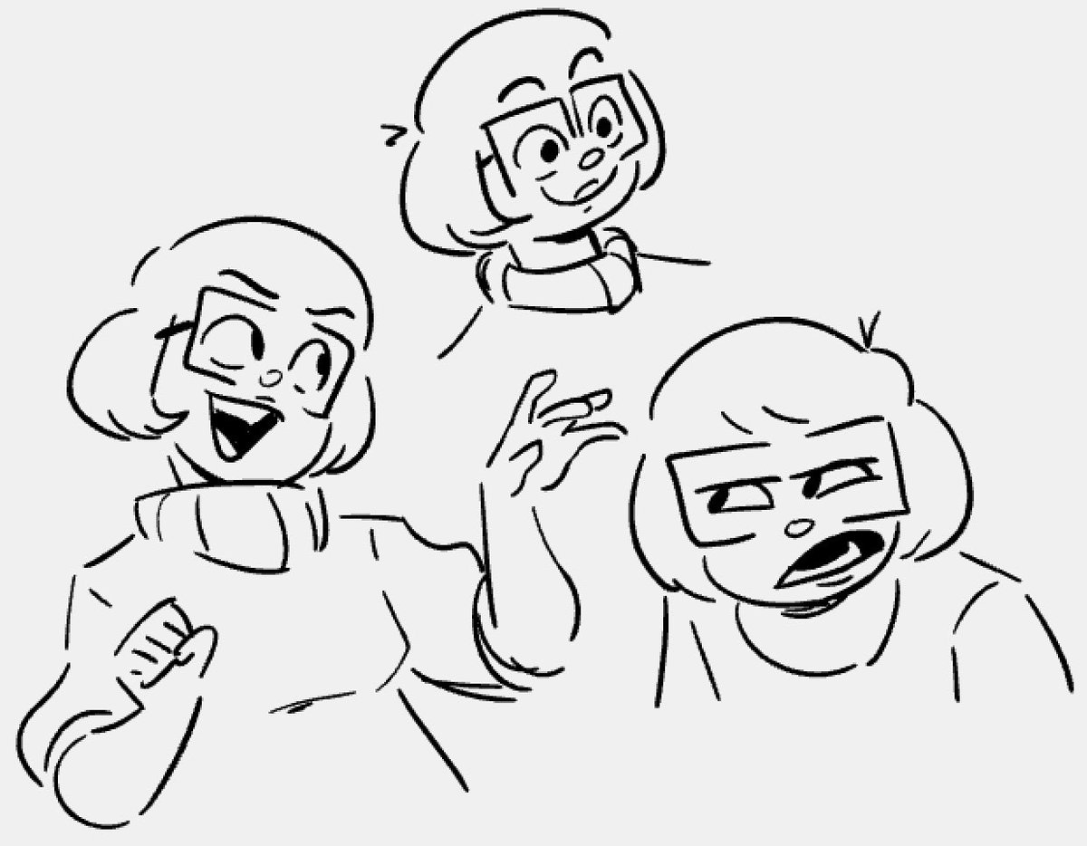 Some Velma margin doodles for the premiere!
The amount of fun a show is to work on = the amount of fun it is to draw its main character, and boy howdy do I love drawin our expressive lil Velma! Honored to be part of such a talented crew